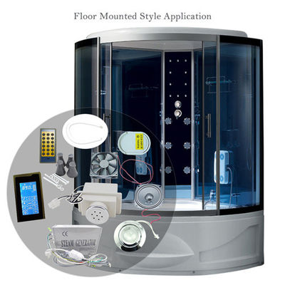 الصين معدات حمام البخار متعددة الوظائف مع شاشة LCD كبيرة تعمل باللمس / راديو المتكلم المزود