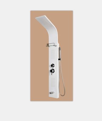 لوحات أعمدة دش سبائك الألومنيوم / الجدار شنت رئيس دش لوحة حجم 150 * 22CM المزود